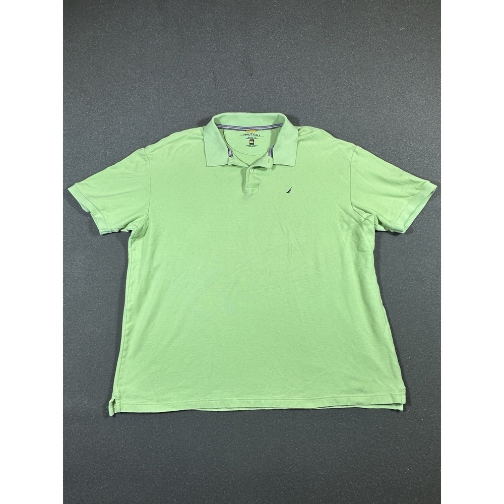 Men's Nautica Green Polo XXL